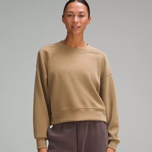 NWT Lululemon Softstreme Perfectly Oversized Cropped Crew, sold out online